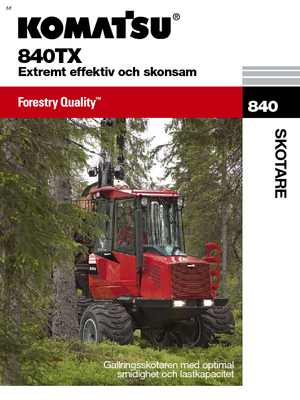 Kiközelítők Komatsu 840 TX