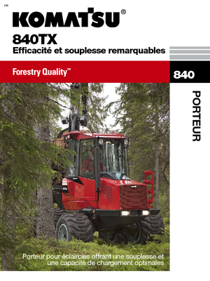 Kiközelítők Komatsu 840 TX