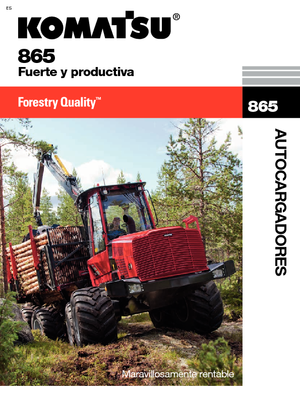 Kiközelítők Komatsu 865 8WD