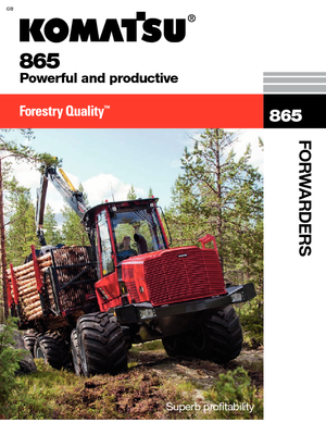 Kiközelítők Komatsu 865 8WD