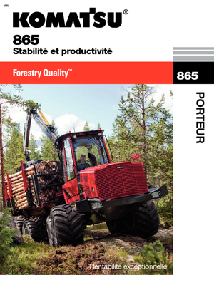 Kiközelítők Komatsu 865 8WD