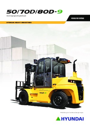 Dízel targoncák Hyundai 50D-9