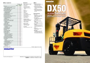 Dízel targoncák Komatsu FD80-10