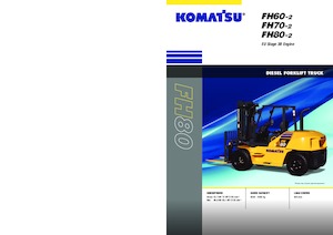 Dízel targoncák Komatsu FH80-2