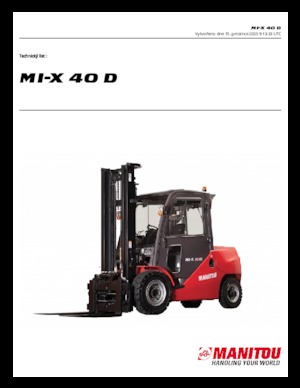 Dízel targoncák Manitou MI-X 40 D