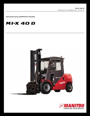 Dízel targoncák Manitou MI-X 40 D