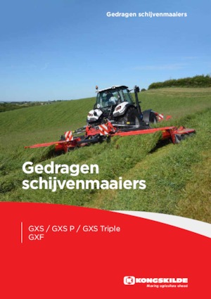 Elölre szerelhető kaszák - tárcsa és cond. Kongskilde GXF 3605 P