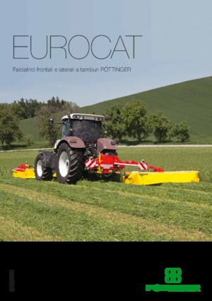 Elülső dobkaszák és kond Pöttinger EuroCat 311 Alpha Motion Plus ED Pro