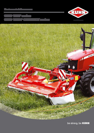 Előre szerelhető kaszák - tárcsa cond. nélkül Kuhn GMD 702 F