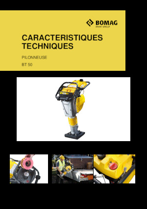 Benzines és dízel dönglők Bomag BT 50