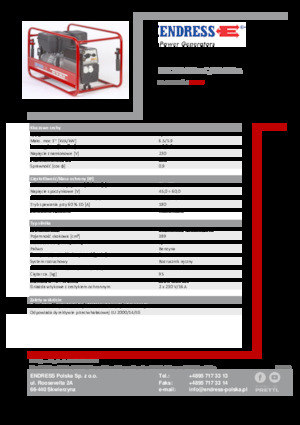 Benzines generátorok Endress ESE 704 SHS-AC / 60-200 A 