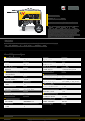 Benzines generátorok Wacker Neuson GP5600A