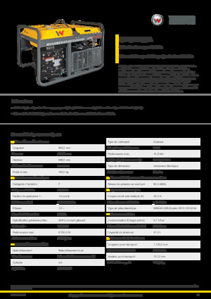 Benzines generátorok Wacker Neuson GP9700A