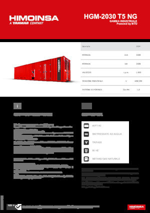 Benzines generátorok HIMOINSA HGM-2030 T5 NG