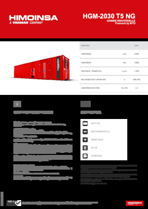 Benzines generátorok HIMOINSA HGM-2030 T5 NG