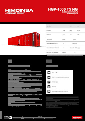 Benzines generátorok HIMOINSA HGP-1000 T5 NG