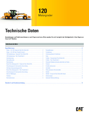 Gréderek Caterpillar 120