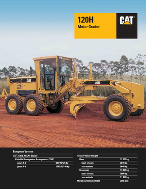 Gréderek Caterpillar 120H