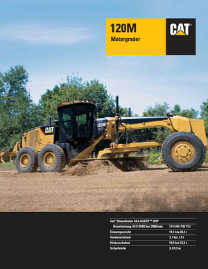 Gréderek Caterpillar 120M2