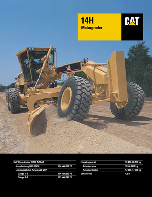 Gréderek Caterpillar 14H