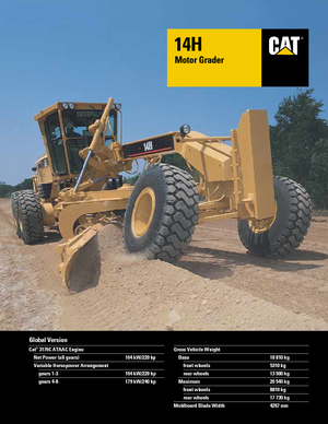 Gréderek Caterpillar 14H