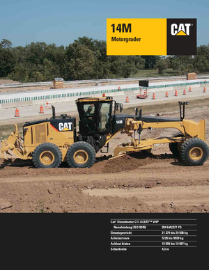 Gréderek Caterpillar 14M