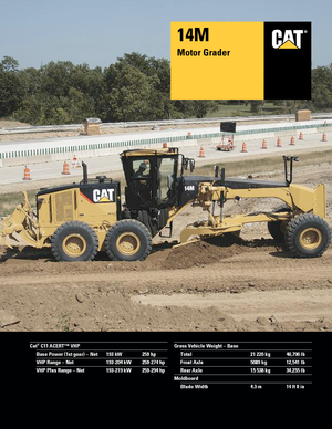 Gréderek Caterpillar 14M