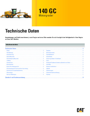 Gréderek Caterpillar 140 GC AWD