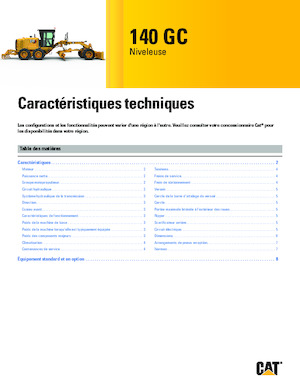 Gréderek Caterpillar 140 GC AWD