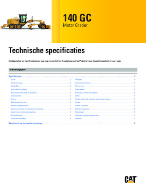 Gréderek Caterpillar 140 GC AWD