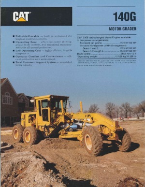 Gréderek Caterpillar 140G