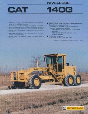 Gréderek Caterpillar 140G