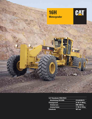 Gréderek Caterpillar 16H