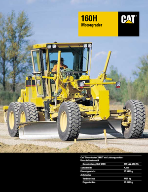 Gréderek Caterpillar 160H