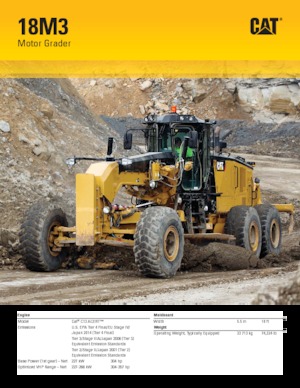 Gréderek Caterpillar 18M3