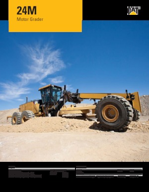 Gréderek Caterpillar 24M