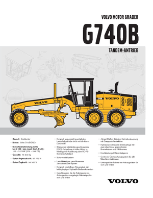 Gréderek Volvo G740B