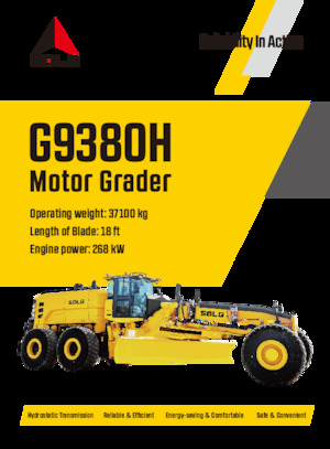 Gréderek SDLG G9380H