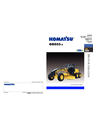 Gréderek Komatsu GD655-5