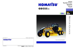 Gréderek Komatsu GD555-5