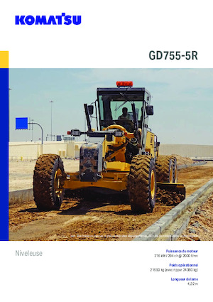 Gréderek Komatsu GD555-5