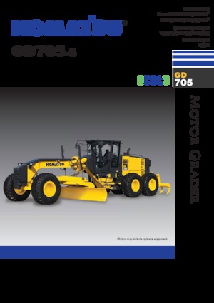 Gréderek Komatsu GD705-5