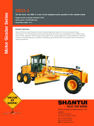 Gréderek Shantui SG21-3
