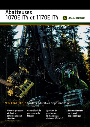 Betakartógépek John Deere 1070 E IT4