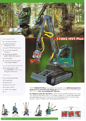 Betakartógépek MHT 11002 HVT Plus