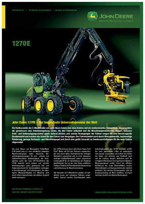 Betakartógépek John Deere 1270 E