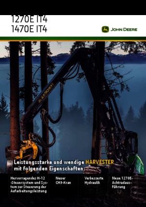 Betakartógépek John Deere 1270 E IT4