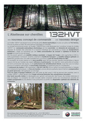 Betakartógépek Neuson-Ecotec 132 HVT