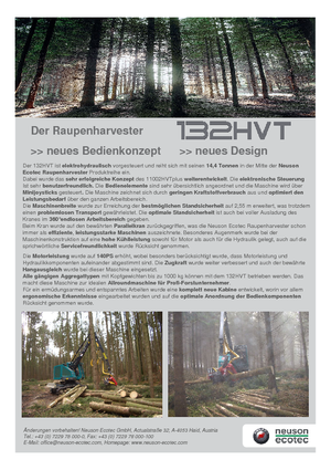 Betakartógépek Neuson-Ecotec 132 HVT