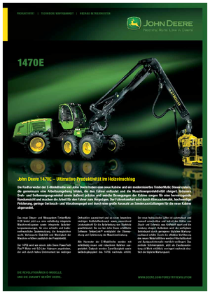 Betakartógépek John Deere 1470 E